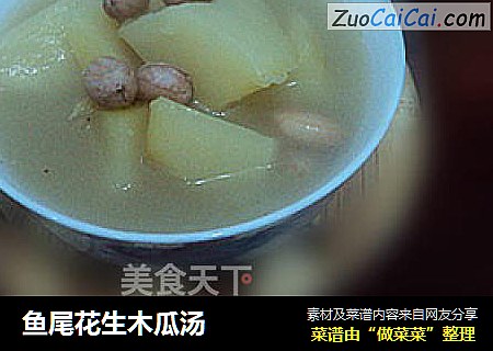 鱼尾花生木瓜汤