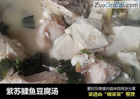 紫苏鲤鱼豆腐汤