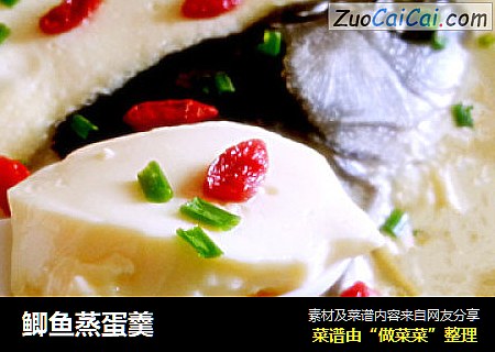 鲫鱼蒸蛋羹