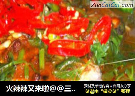 火辣辣又来啦@@三辣蒸鱼