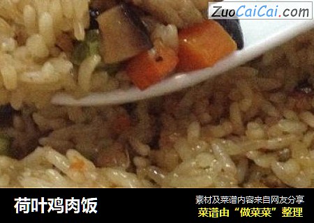 荷叶鸡肉饭