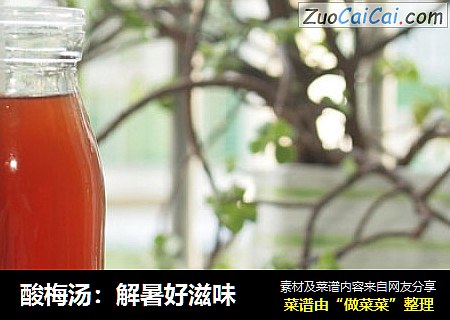 酸梅汤：解暑好滋味