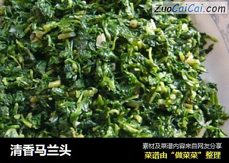 清香马兰头