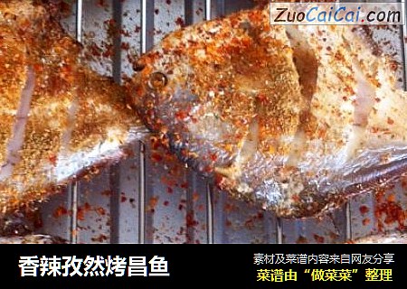 香辣孜然烤昌鱼