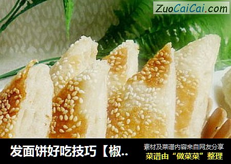 发面饼好吃技巧【椒盐发面饼】