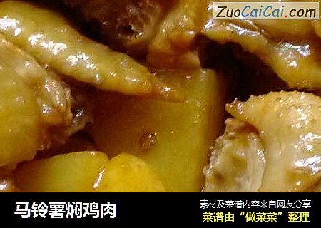 马铃薯焖鸡肉