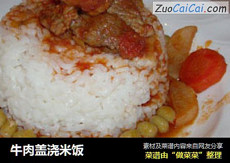牛肉盖浇米饭