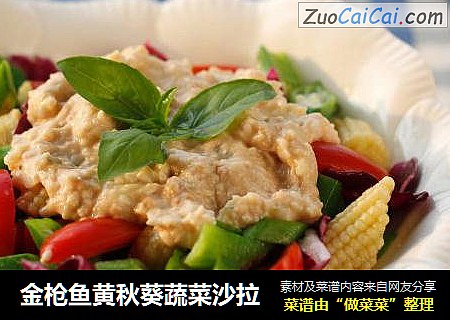 金枪鱼黄秋葵蔬菜沙拉