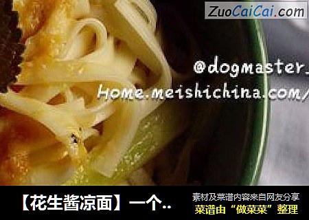 【花生酱凉面】一个人的夏日午餐