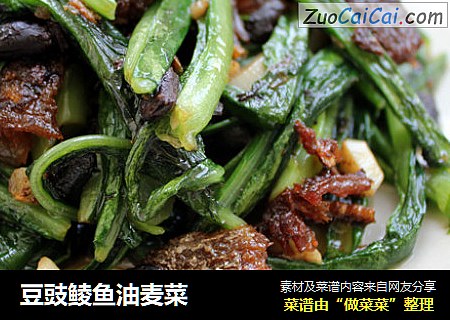 豆豉鲮鱼油麦菜