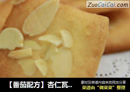【番茄配方】杏仁瓦片酥 —— 即刻可得的松脆口感