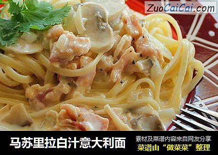 马苏里拉白汁意大利面