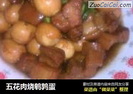 五花肉烧鹌鹑蛋