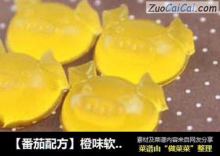 【番茄配方】橙味软糖 —— 口味别致无添加剂，快和小朋友们一起分享吧