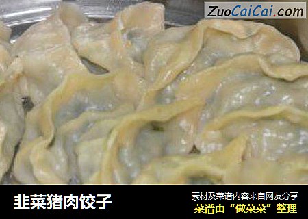 韭菜猪肉饺子