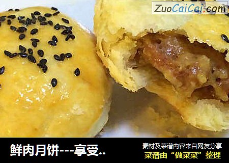 鲜肉月饼---享受那一地的酥脆迷人