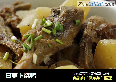 白萝卜烧鸭