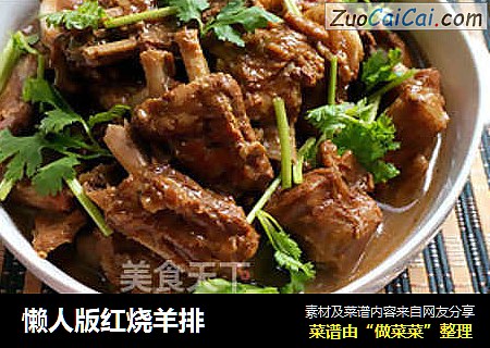 懒人版红烧羊排