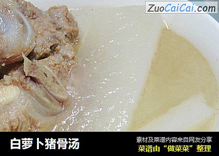 白萝卜猪骨汤