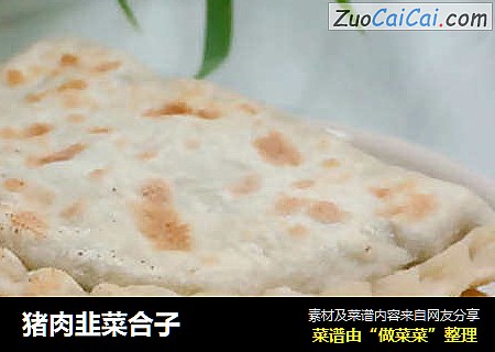 猪肉韭菜合子