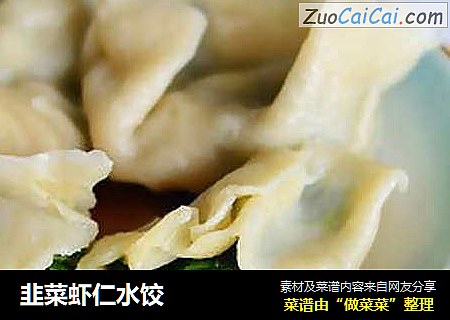 韭菜虾仁水饺