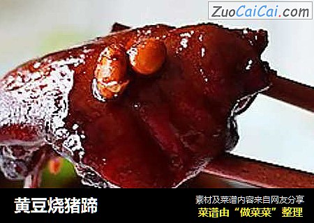 黄豆烧猪蹄