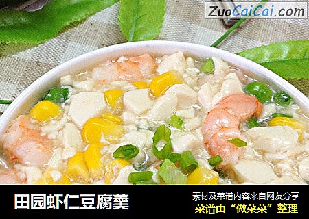 田园虾仁豆腐羹