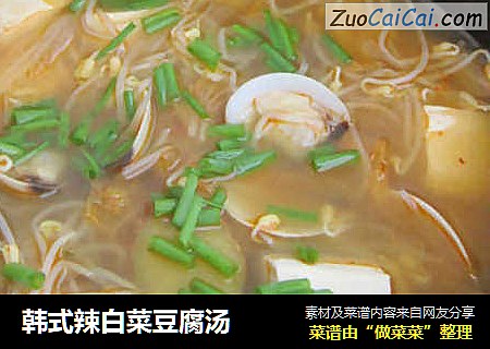 韩式辣白菜豆腐汤
