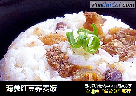 海参红豆荞麦饭