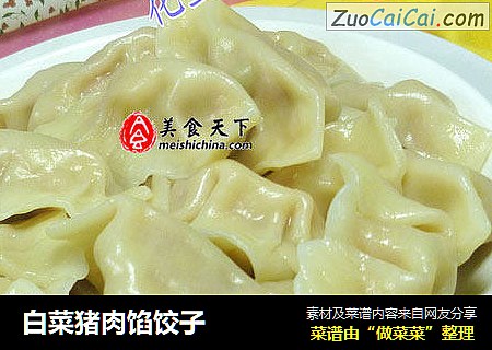 白菜猪肉馅饺子