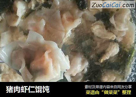 猪肉虾仁馄饨