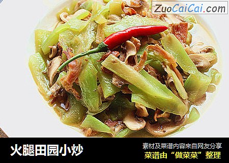 火腿田园小炒