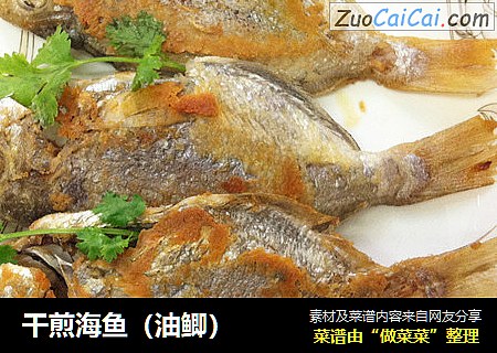 干煎海鱼（油鲫）