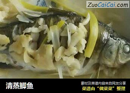 清蒸鲫鱼
