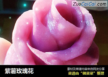紫薯玫瑰花