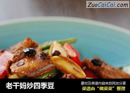 老干妈炒四季豆