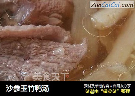沙参玉竹鸭汤