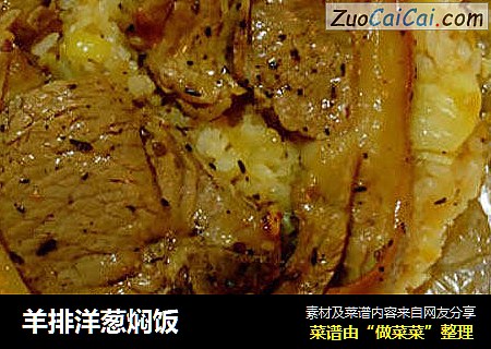 羊排洋葱焖饭