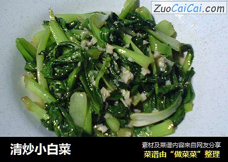 清炒小白菜