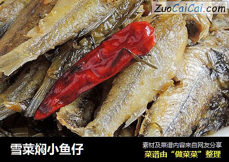 雪菜焖小鱼仔