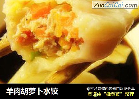 羊肉胡萝卜水饺