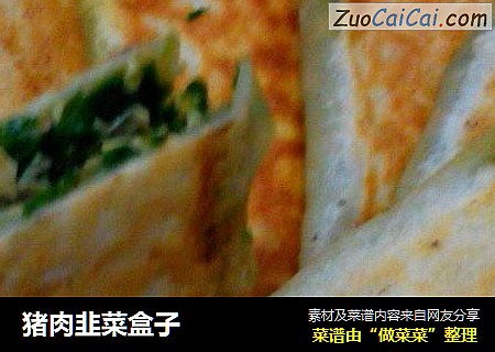猪肉韭菜盒子