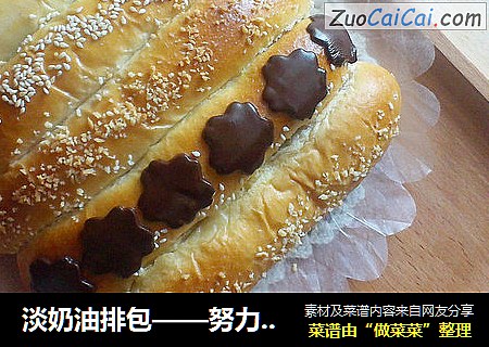 淡奶油排包——努力付出，期盼一个好的结果！