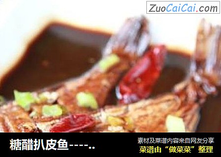 糖醋扒皮鱼----黄金比例的料汁做出鲜香美味