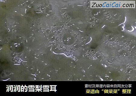 润润的雪梨雪耳