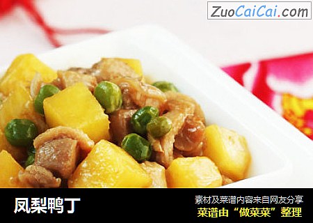 凤梨鸭丁