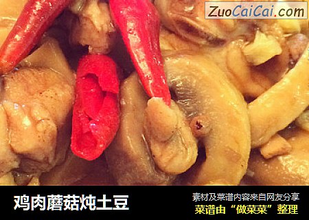 鸡肉蘑菇炖土豆