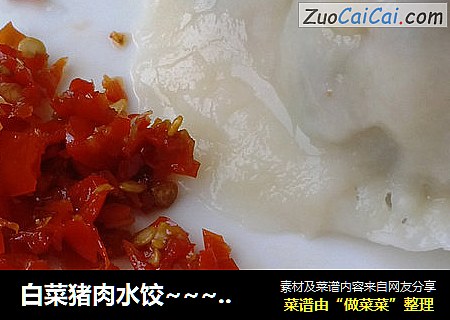 白菜猪肉水饺~~~详细步骤一步一步教你包水饺