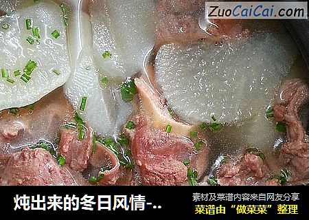 炖出来的冬日风情--清炖羊肉萝卜汤