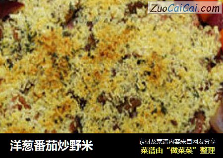 洋葱番茄炒野米